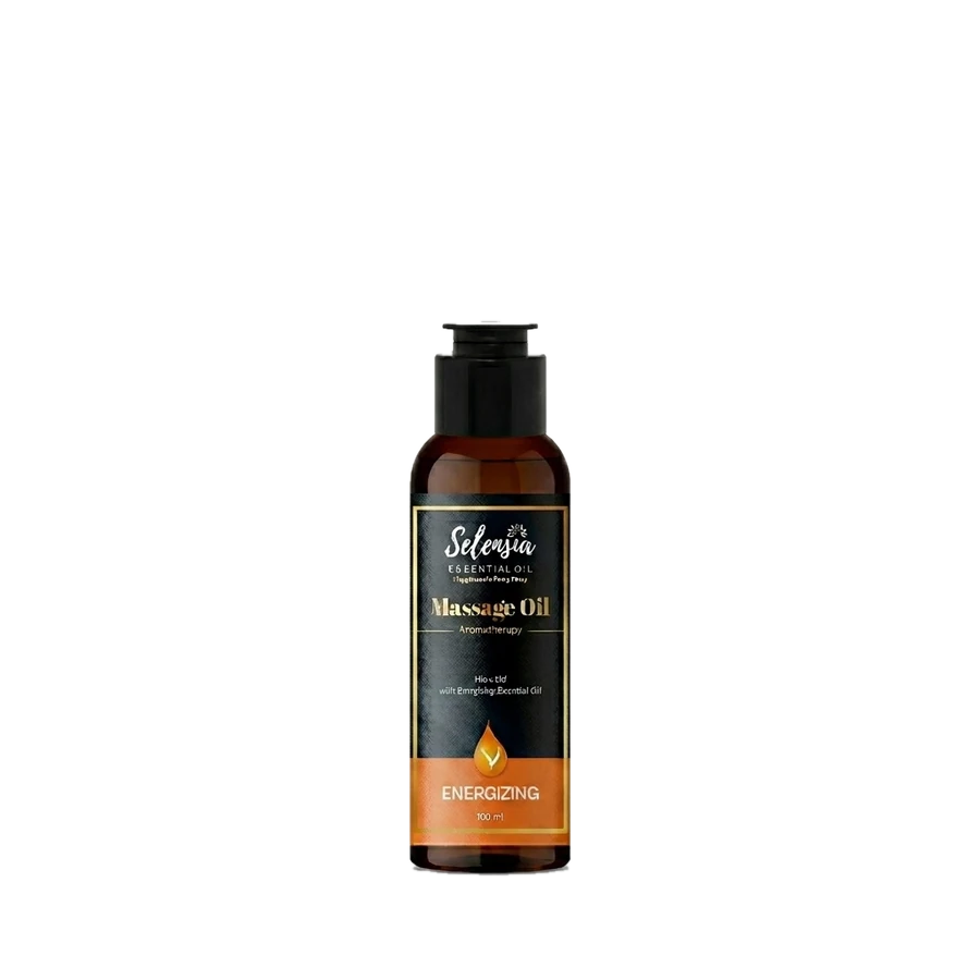 Botol Energizing Massage Oil dari Selensia