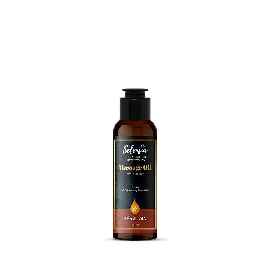 Botol Kervilain Massage Oil dari Selensia